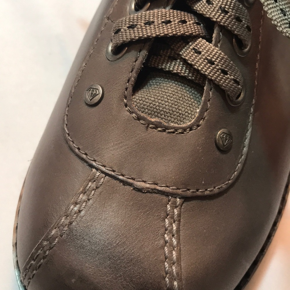 London Underground 9 gray leather lace up shoes - Picture 5 of 7